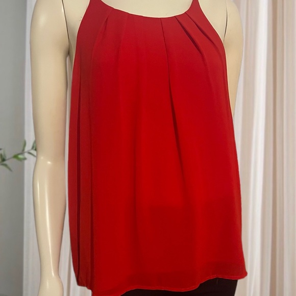 Size M | DNA Couture | Red Pleated Blouse/Top - Picture 4 of 16